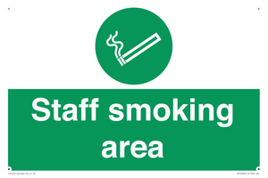 Staff smoking area